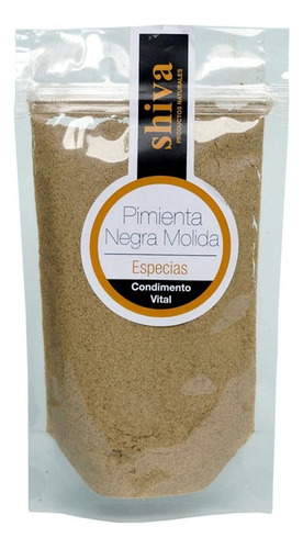 Pimienta Negra Molida Nat. 125g