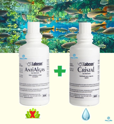 Imagem 1 de 3 de Alcon Labcon Cristal + Antialgas 100ml - Agua Cristalina