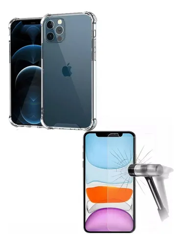 comprar Funda Case Reforzada Mas Vidrio Templado Para iPhone 12 Pro 