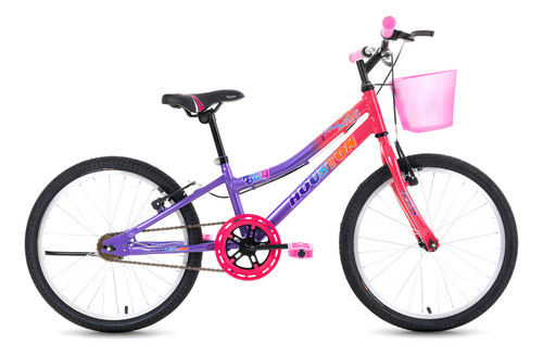 Bicicleta Bixy Houston Aro 20 con freno en V FT04/23, color rosa/morado