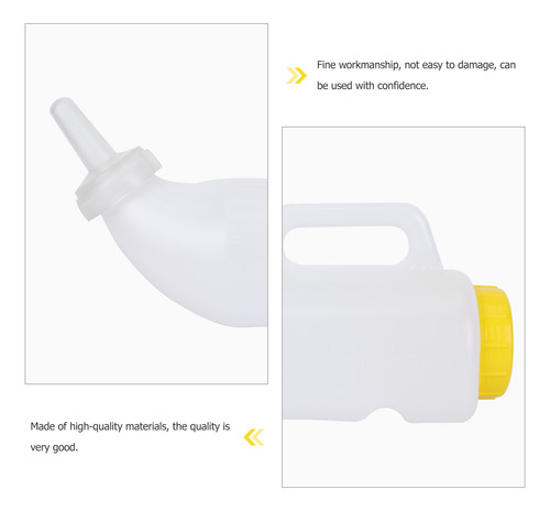 Alimentador De Leche De Cabra Para Bebés, Biberón Grueso Par