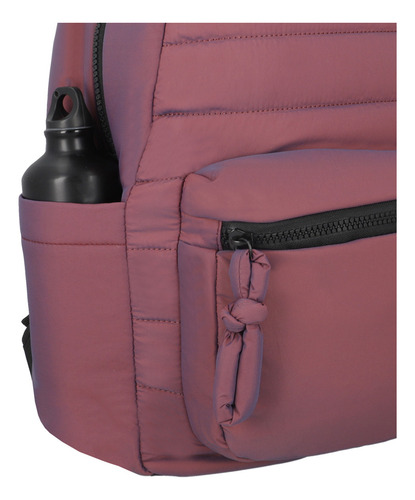Mochila viaje Xtrem Sakai 2.0 5XT color burdeo diseño liso 24L