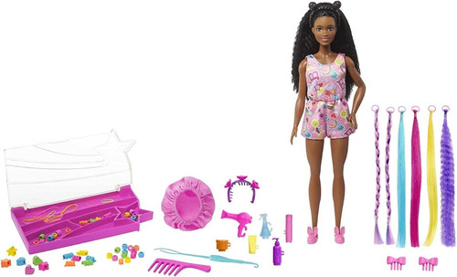 Barbie - Brooklyn Peinado Divertidos +75 Piezas- Hhm39