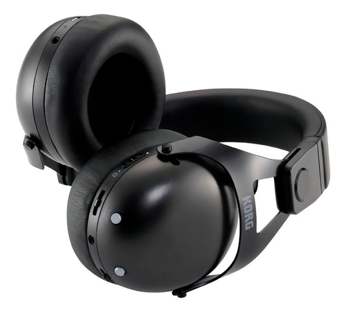 Fones de ouvido com cancelamento de ruído Bluetooth Korg NC-q1, cor preta