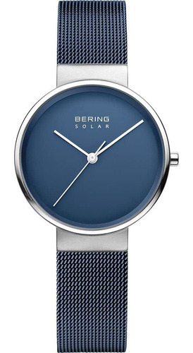 Reloj Mujer Bering 14331-307 Cuarzo Solar 31mm Pulso Azul