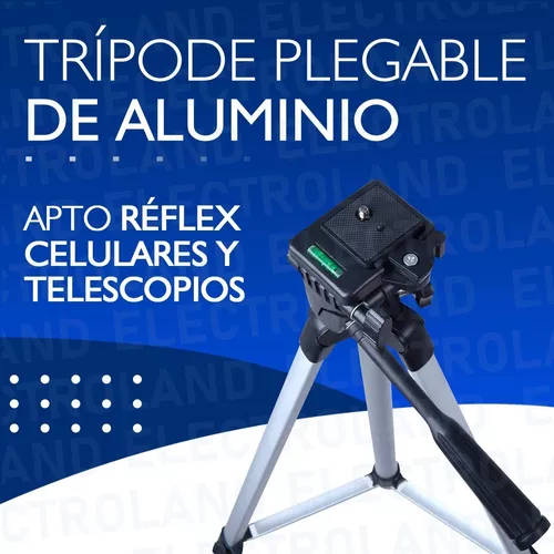 Tripode Plegable Aluminio P/ Camara Reflex Telescopico 1 Mtr