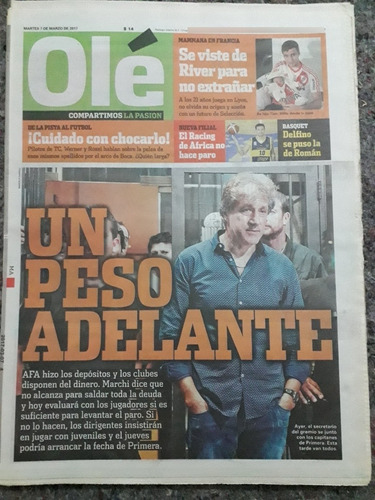 Diario Ole 7 Marzo 2017