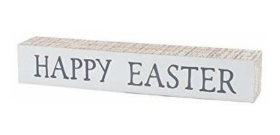 Estanteria Rustica Texto Ingl  Happy Easter 