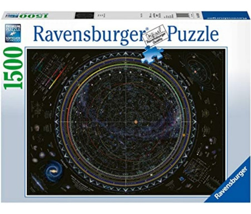 Imagen 1 de 6 de Puzzle Ravensburger 1500 Pzs Mapa Del Universo Rompecabezas
