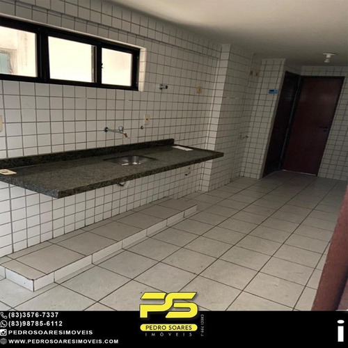 Imagem 19 de 27 de Apartamento Com 4 Dormitórios À Venda, 110 M² Por R$ 370.000 - Manaíra - João Pessoa/pb - Ap4828