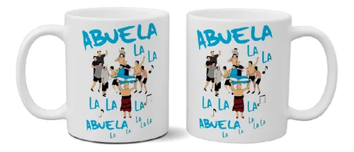 Taza De Cerámica Abuela Argentina Campeón Exclusiva Cod 78