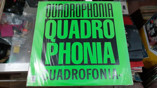 Lp Quadrophonia Cuadrafonia Single En Acetato,long Play