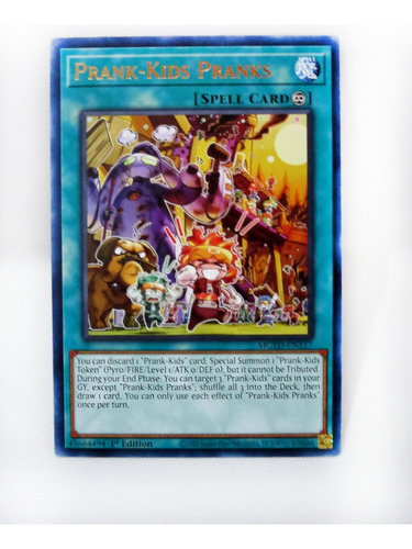 Carta Original Anime Yugioh Prank Kids Pranks Spell Card