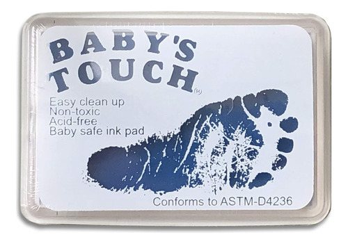 Almohadillas De Tinta De Impresion Baby's Touch, Para Pies Y