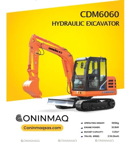 Excavadora Lonking Cdm6060