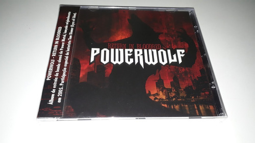 Powerwolf - Return In Bloodred (cd Lacrado)