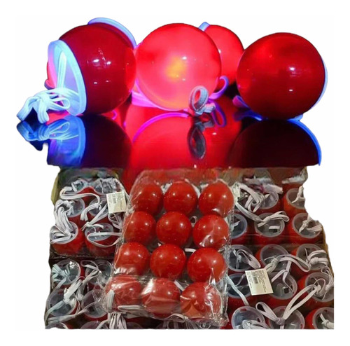 24 Pzas Nariz Luz Led De Payaso Fiesta Glow Narices