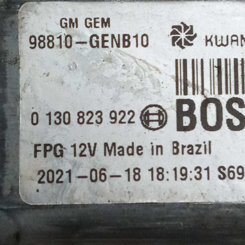 Máquina Vidro Elétrico Diant. L/d Gm Onix Plus 1.0 2022