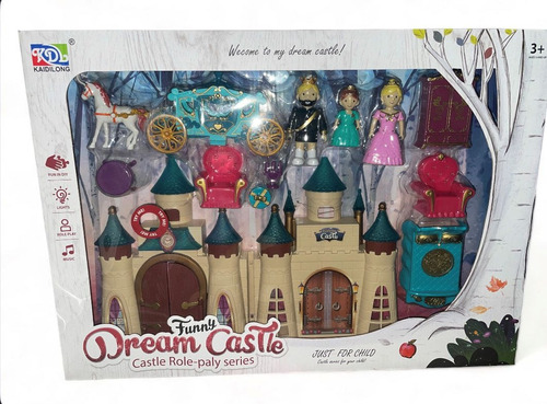 Juguete Juego Princesa Castillo Accesorios Caballo Carruaje