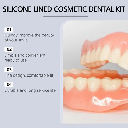Bx Juego De Prótesis Dentales De Silicona Suave Oralhoe