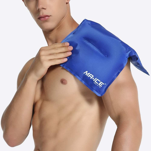 Mr.ice - Bolsa De Hielo De Gel Grande Para Lesiones, Terapia