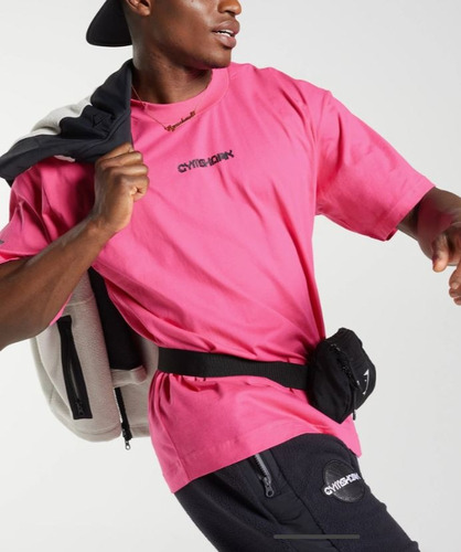 Gymshark Vibes T-shirt - Bright Fuchsia