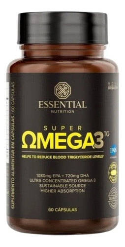 Super Omega TG Essential Nutrition 60 Cápsulas