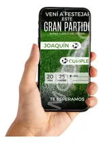 Comprar Tarjeta Invitación Digital - Fútbol 2 Formatos