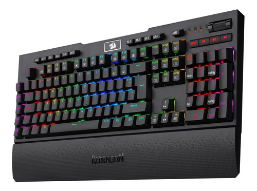 Teclado Mecánico Gamer Redragon Brahma Pro K586rgb-pro-sp