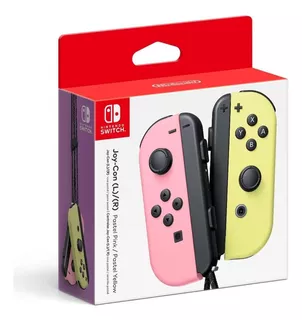 Controles Joy-con Para Nintendo Switch Rosado Amarillo