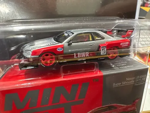 Mini GT Chase Nissan LB-er34 Super Silhouette Skyline #843 Color