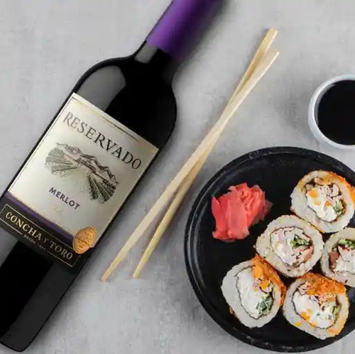 Vino Tinto Concha Y Toro Merlot 750ml Reservado Chile