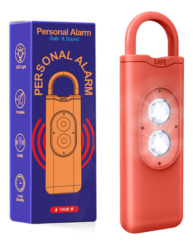 Llavero Con Alarma De Autodefensa N Ultra 130db Loudly Con S