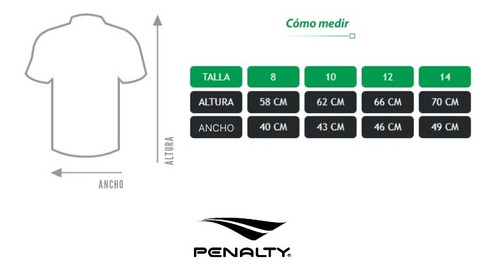 Imagen 2 de 4 de Remera De Niños Penalty Matis Protección Uv