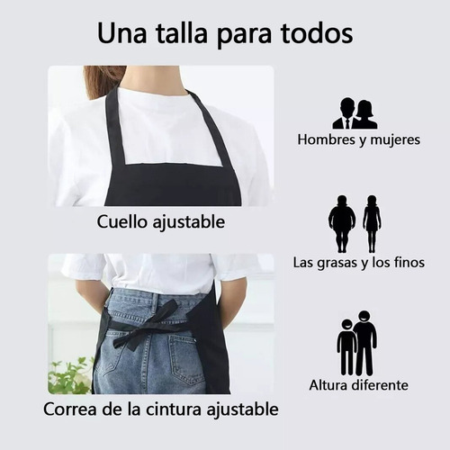 - Mandil Chef Mandiles De Cocina Delantal Impermeable