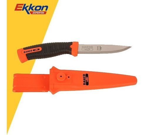 Imagen 9 de 9 de Cuchillo Bahco 2446 Funda Plástica Caza Pesca