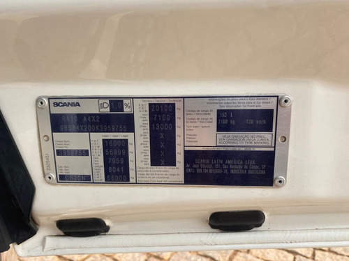 Scania R410 - 4x2 - 2019