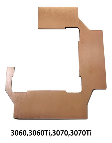Dissipador De Cobre Thermal Pad Rtx3070ti/3070/3060ti/3060
