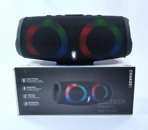 Bocina Charge 5 Genérica Oem Portátil Bluetooth Fiesta