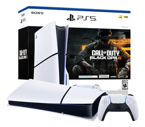 Consola Play 5 Slim Edición Disco + Call Of Duty Black Ops 6