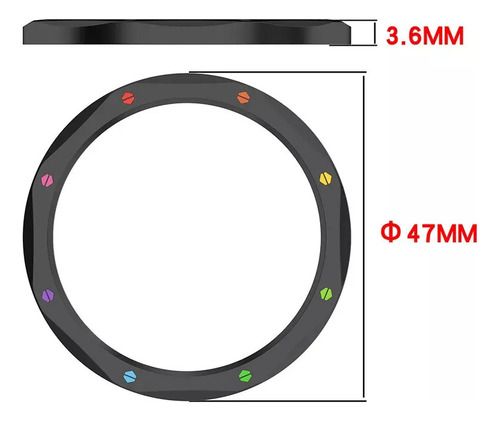 Kit De Bisel Metálico Para Xiaomi Watch S4/s3