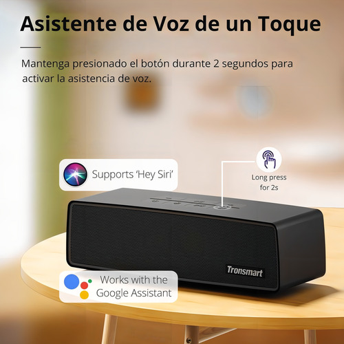 Tronsmart Studio Bocina Bluetooth 5 Audio Hifi Empareja 100+ Color Negro