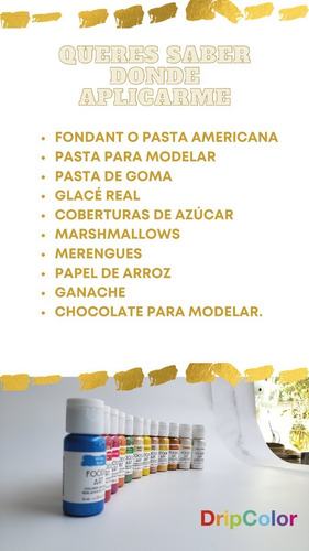 Imagen 4 de 8 de Colorante Cremoso Perlado Fucsia Foodie Art Comestible