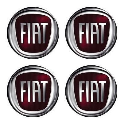 Emblema Calota 48mm Fiat Vm/pta (4 Un)