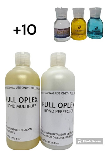 Full Oplex Kit De 550 Ml +10 Ampollas Envio Gratis