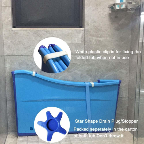 Weylan Tec Grande Plegable Bañera Bañera Para Bebé, Niño Niñ