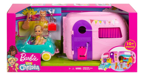 Barbie Club Chelsea Camper Con +10 Accessorios