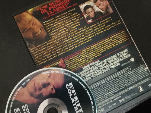 Dvd Original Dublado Efeito Colateral Arnold Schwarzenegger (Usado)