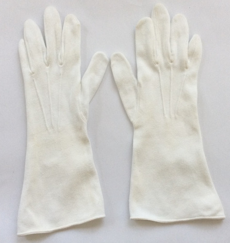 Guantes De Algodón No. 7 1/2 Hechos En Checoslovaquia