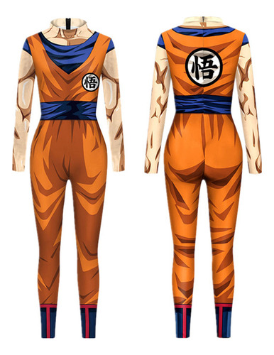 Traje De Mono Super Saiya De Dragon Ball